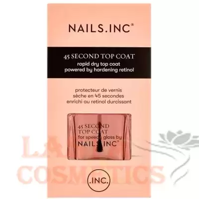 nails inc. 45 Second Rapid Dry Top Coat Powered by Retinol 14ml