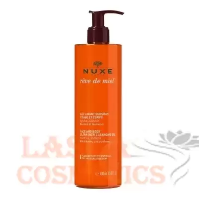 NUXE Rêve de Miel Face and Body Ultra-Rich Cleansing Gel (400ml)